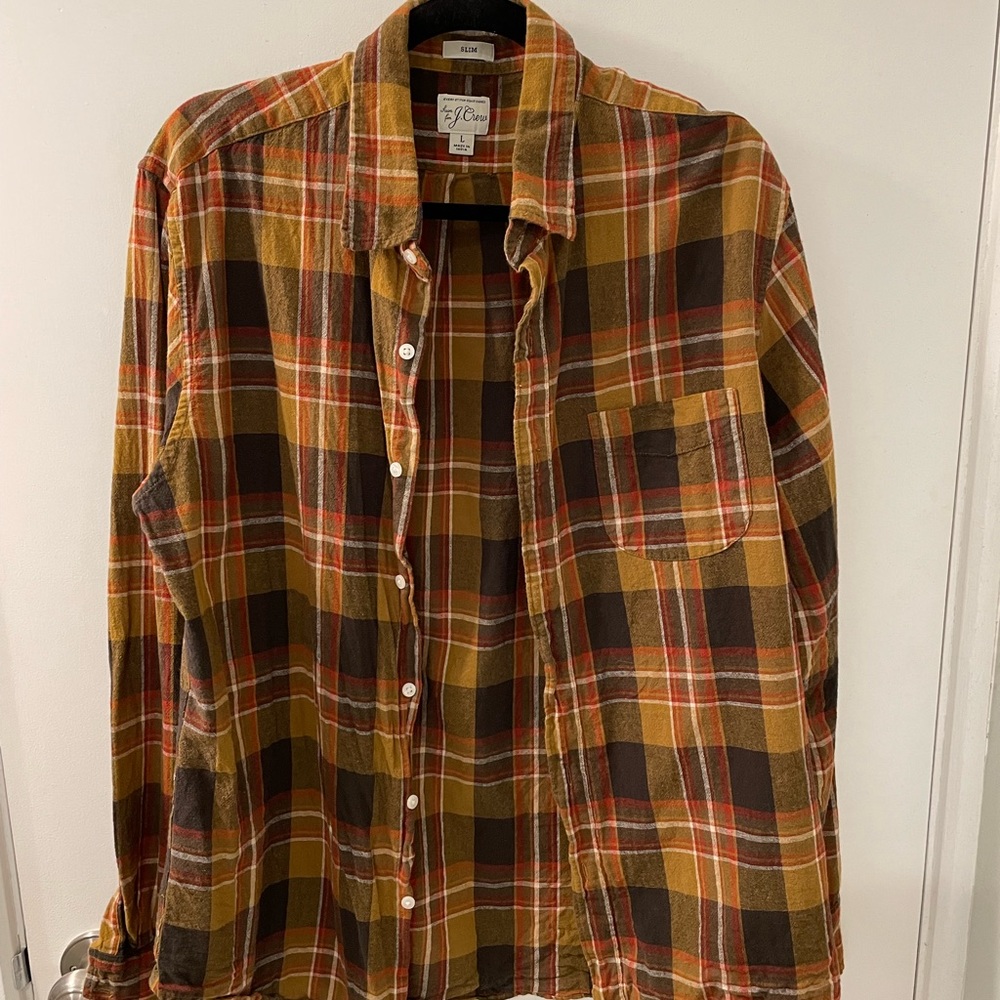 J. Crew Men’s Plaid Shirt
